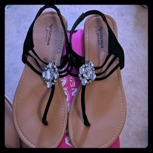 Arizona Jeweled Flat Sandal